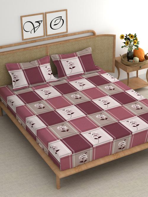 chhavi india 210 tc double king bedsheet - 21483361 -  Standard Image - 0