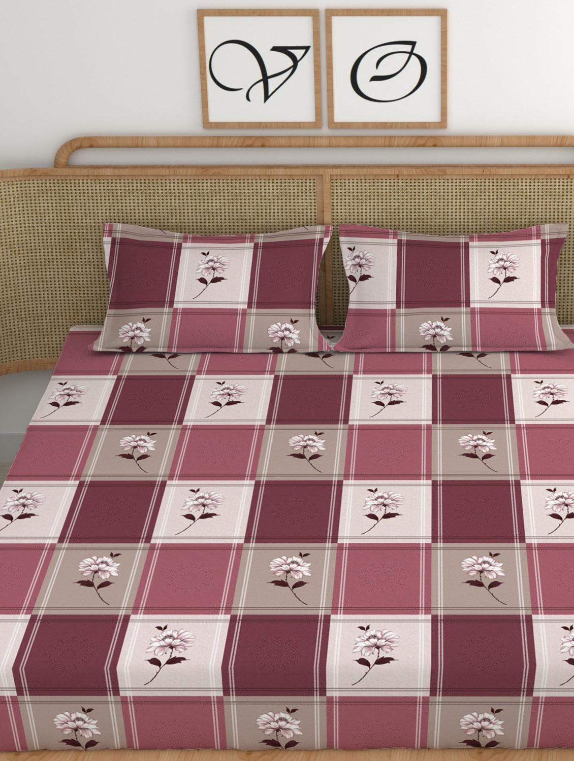 chhavi india 210 tc double king bedsheet - 21483361 - Standard Image - 3