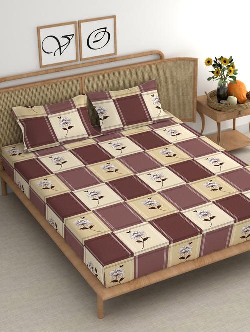 chhavi india 210 tc double king bedsheet - 21483362 -  Standard Image - 0