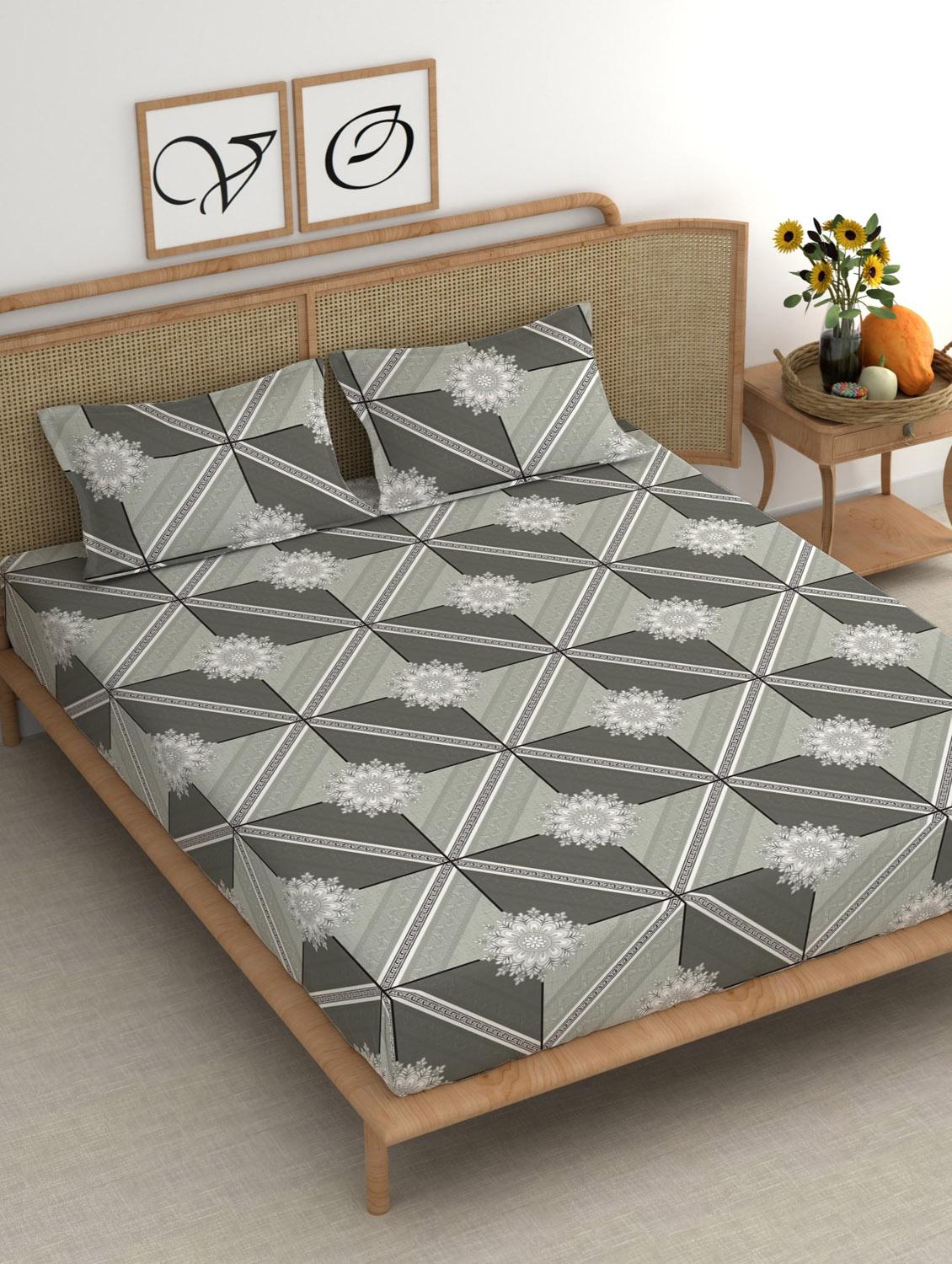 chhavi india 210 tc double king bedsheet