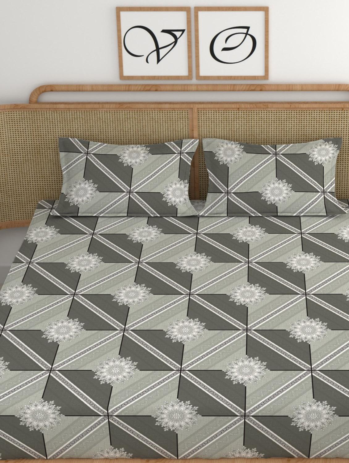 chhavi india 210 tc double king bedsheet - 21483363 - Standard Image - 3
