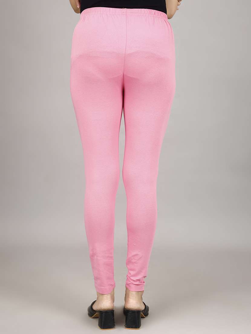 women solid ankle length lycra legging - 21483448 -  Standard Image - 3