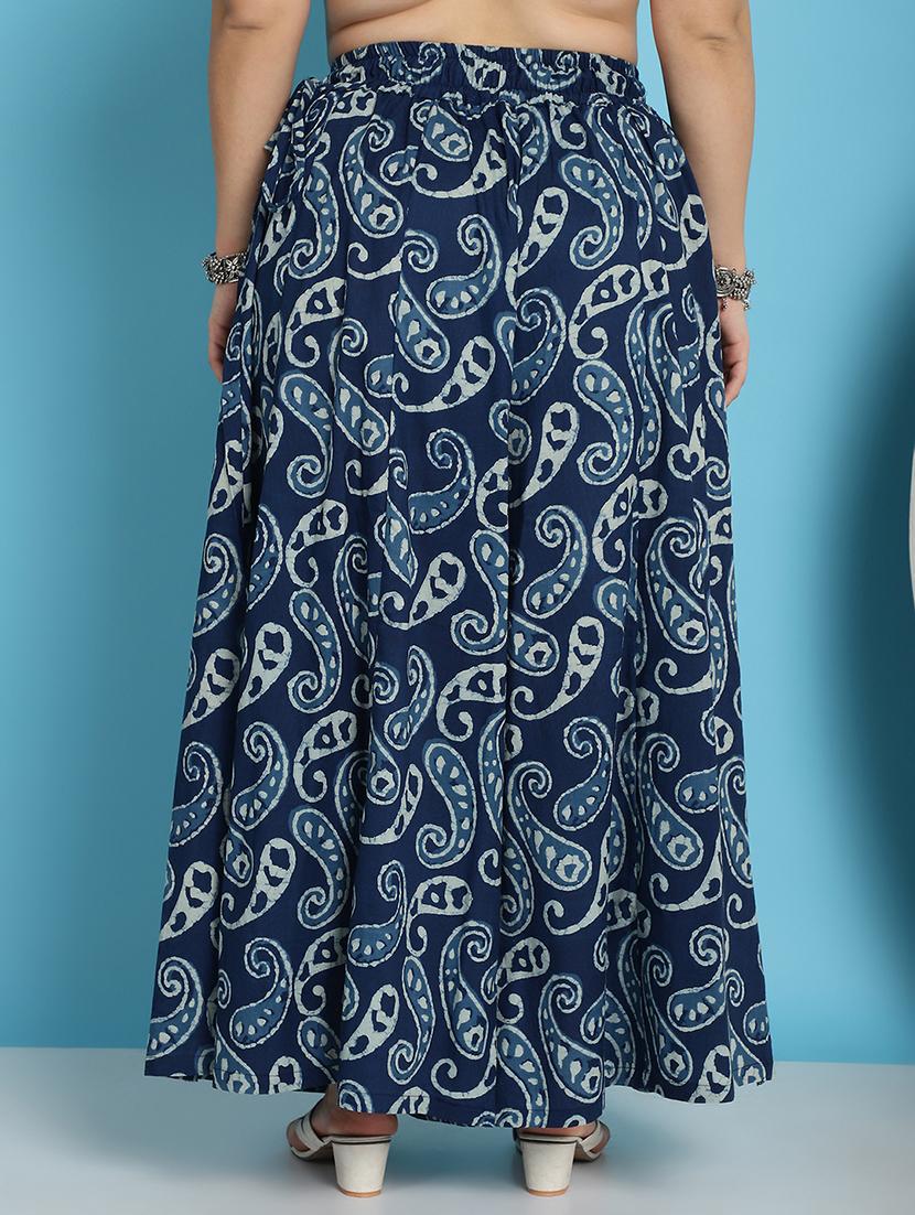women printed cotton flared palazzo - 21483470 - Standard Image - 3