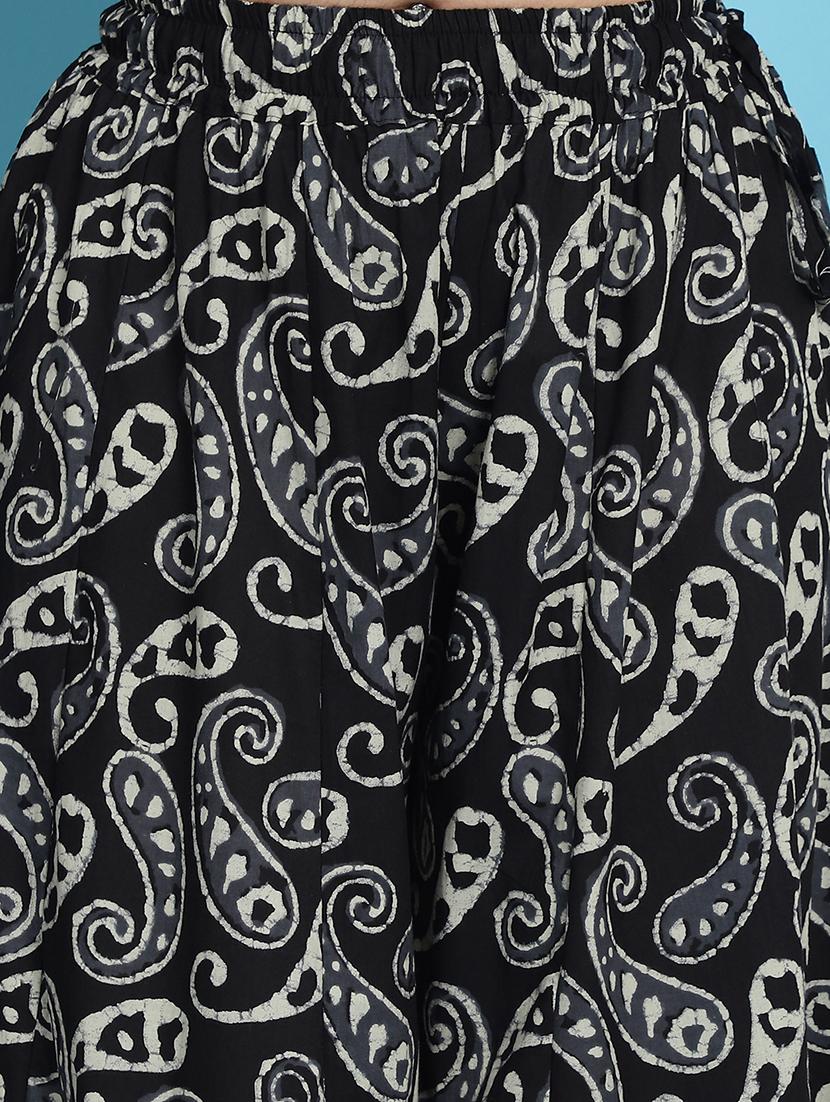 women printed cotton flared palazzo - 21483471 - Standard Image - 5