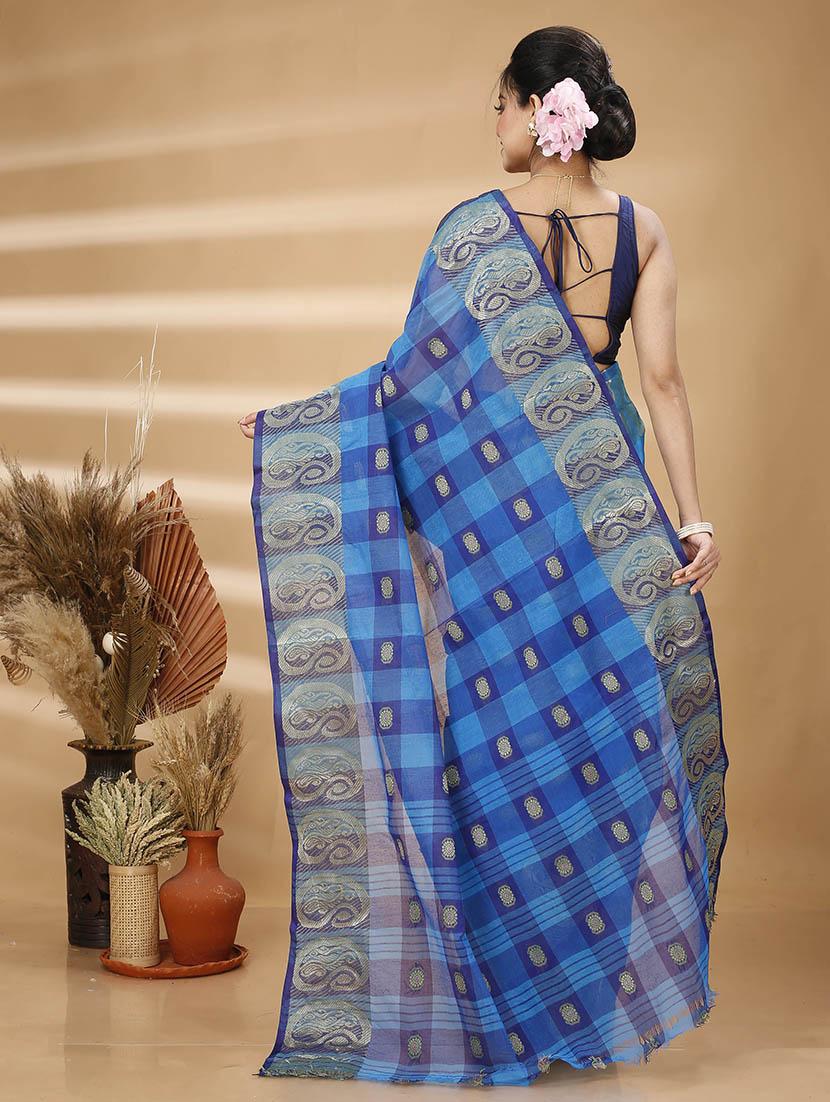 women self design tant saree - 21483500 - Standard Image - 3