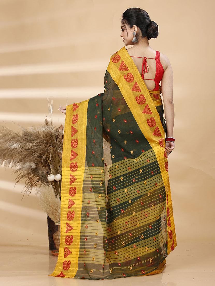 women self design tant saree - 21483518 - Standard Image - 3