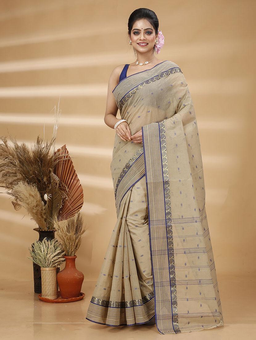 women self design tant saree - 21483523 - Zoom Image - 0