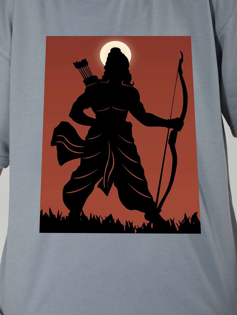 women grey poly blend oversized t-shirt - 21484038 -  Standard Image - 3