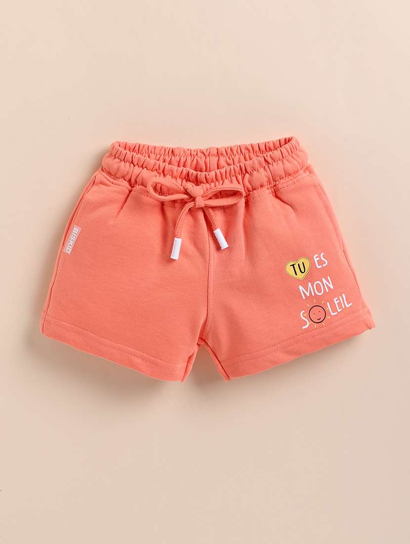 kids orange cotton shorts - 21484478 - Zoom Image - 0