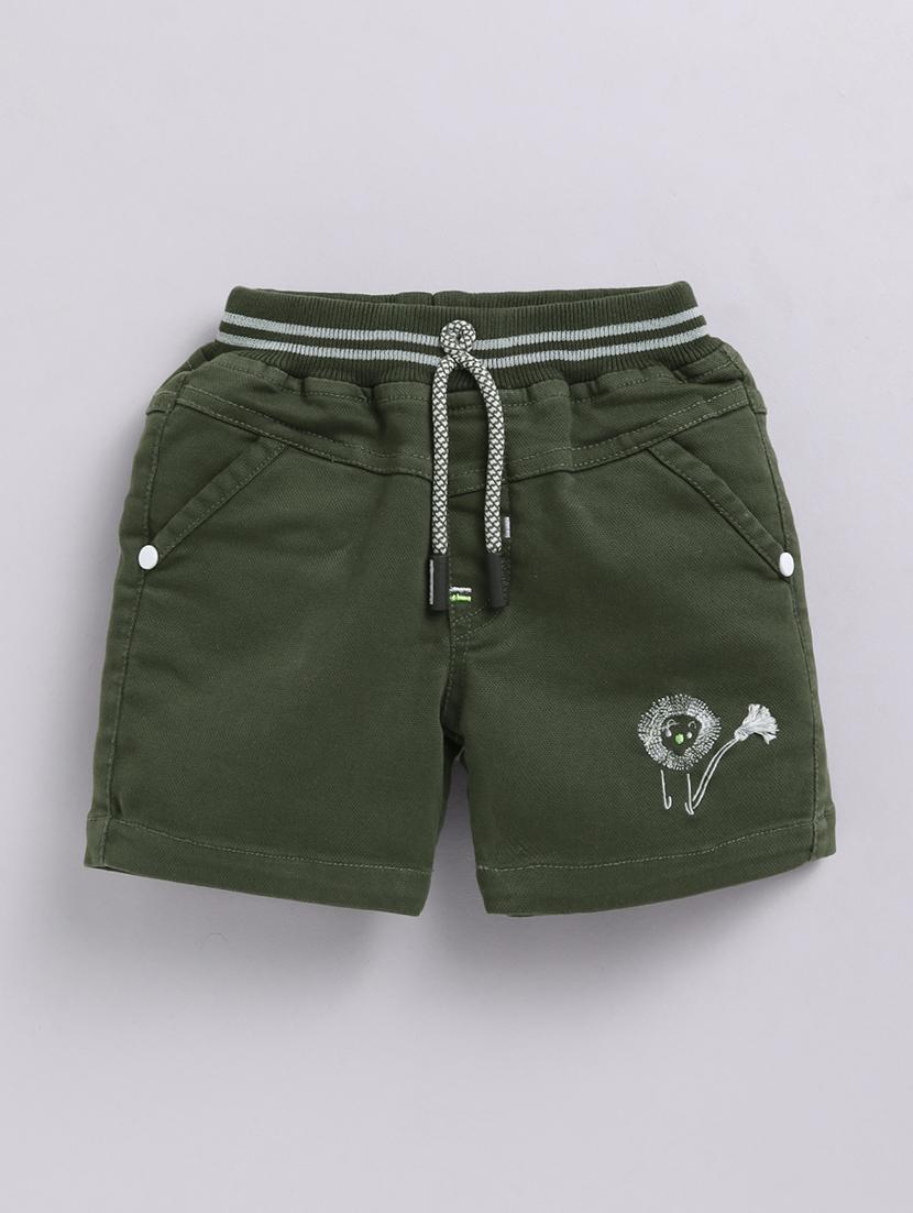 kids white cotton blend shorts set - 21484544 - Standard Image - 3