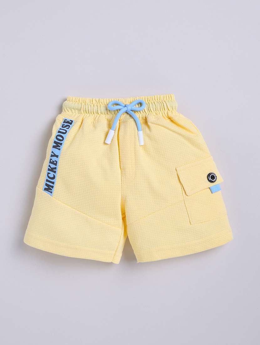 kids light blue cotton shorts set  - 21484576 -  Standard Image - 3