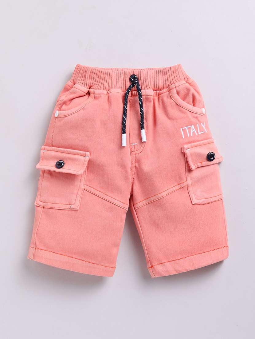 kids white cotton blend shorts set  - 21484601 -  Standard Image - 3