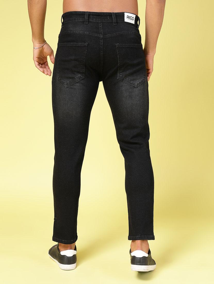 men black denim jeans - 21484908 - Standard Image - 3