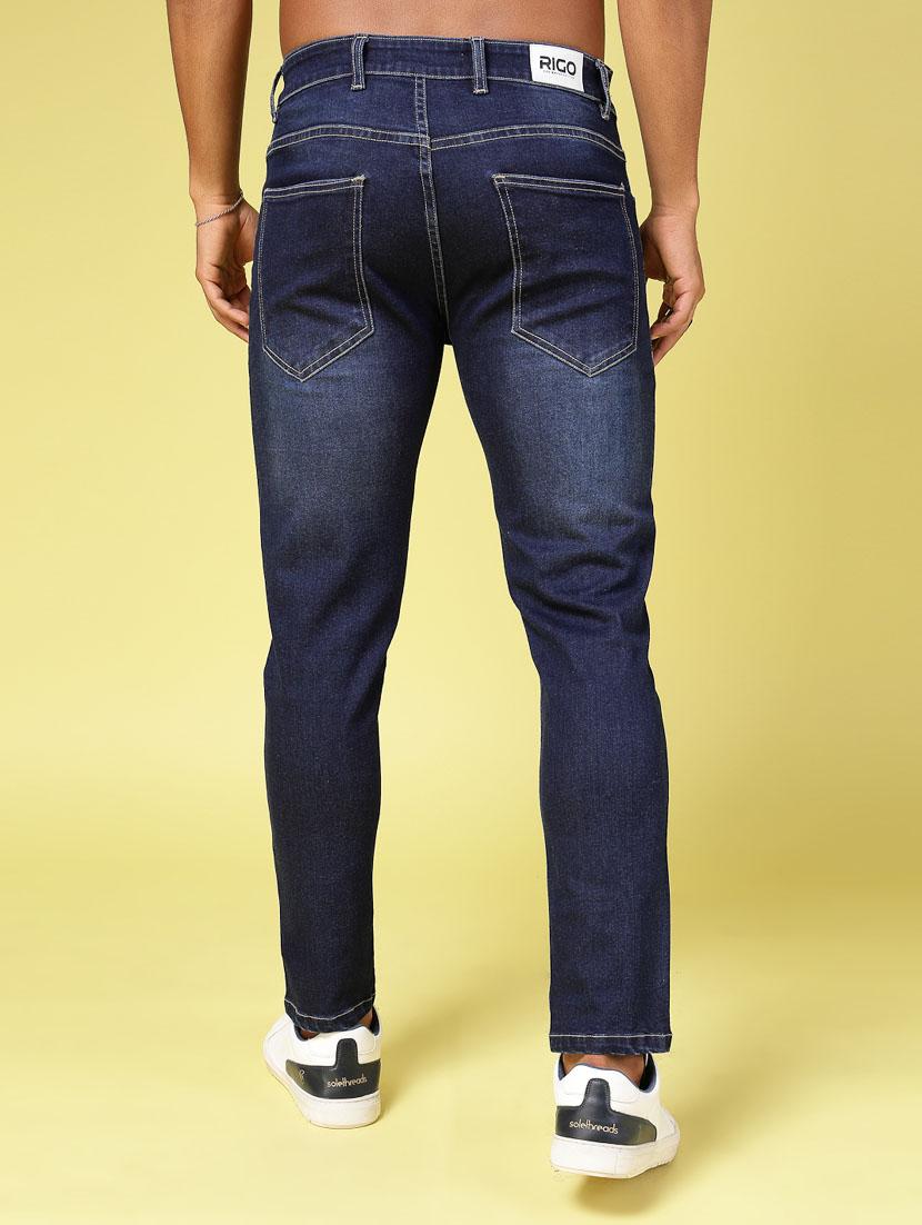 men blue denim jeans - 21484910 - Standard Image - 3