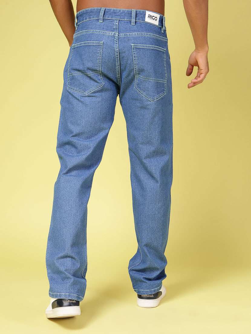 men light blue denim jeans - 21484912 -  Standard Image - 3