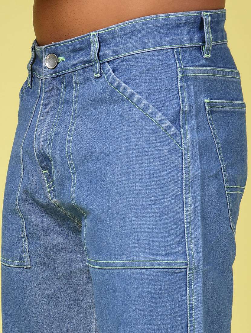 men light blue denim jeans - 21484912 -  Standard Image - 5