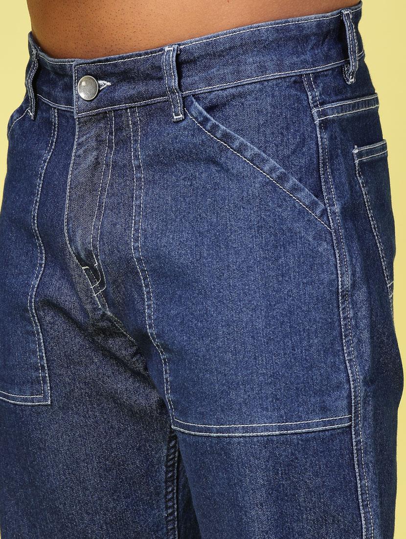men blue denim jeans - 21484913 - Standard Image - 5