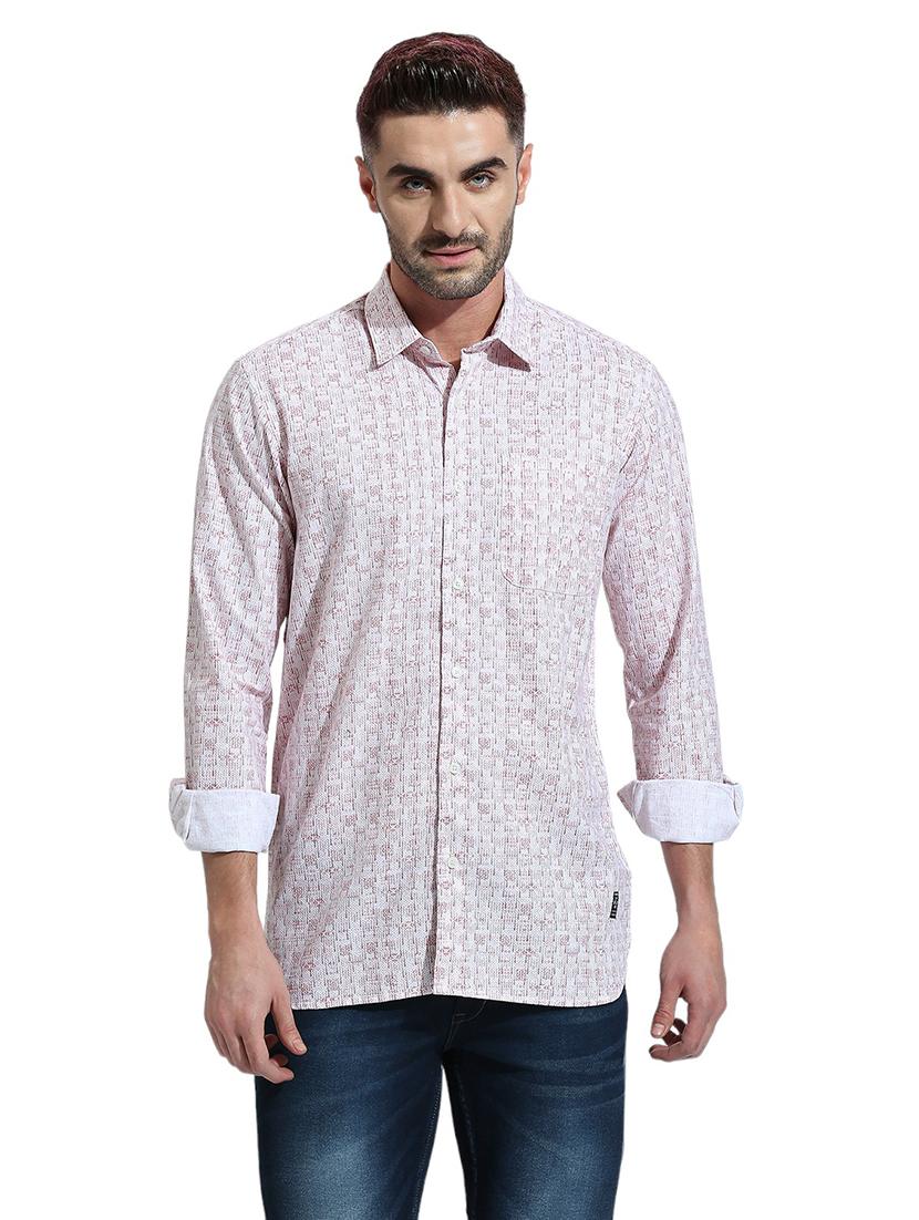 men long sleeved printed casual shirt - 21484998 - Zoom Image - 0
