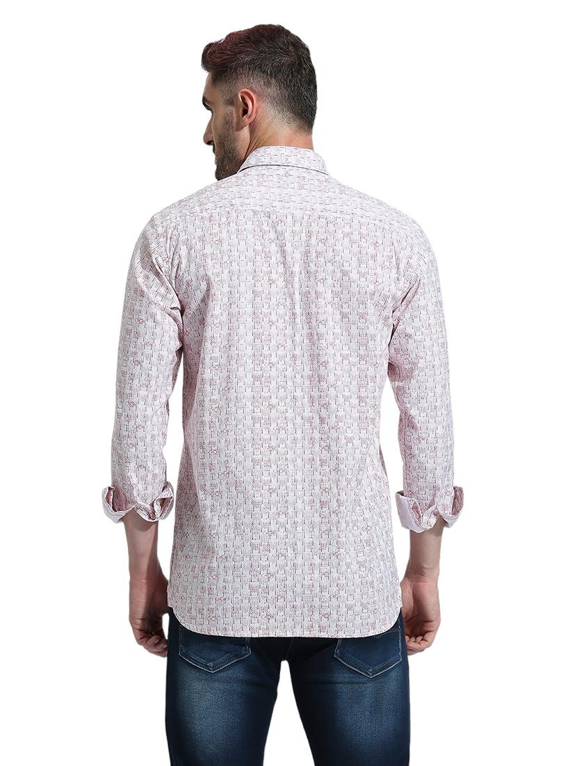 men long sleeved printed casual shirt - 21484998 - Standard Image - 3