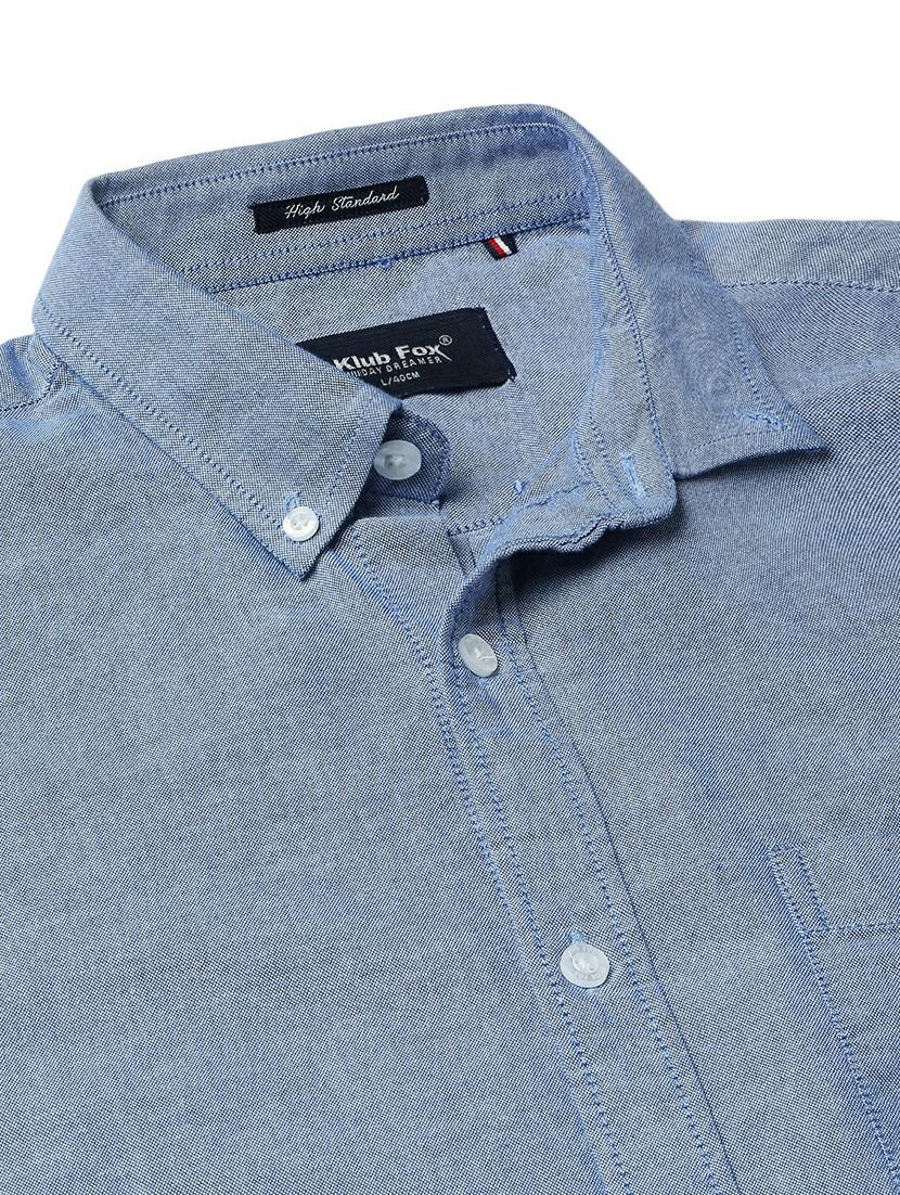 men long sleeved solid casual shirt - 21485004 - Standard Image - 5