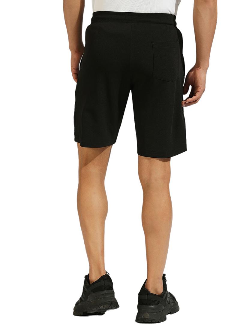 men solid mid rise shorts - 21485042 - Standard Image - 3