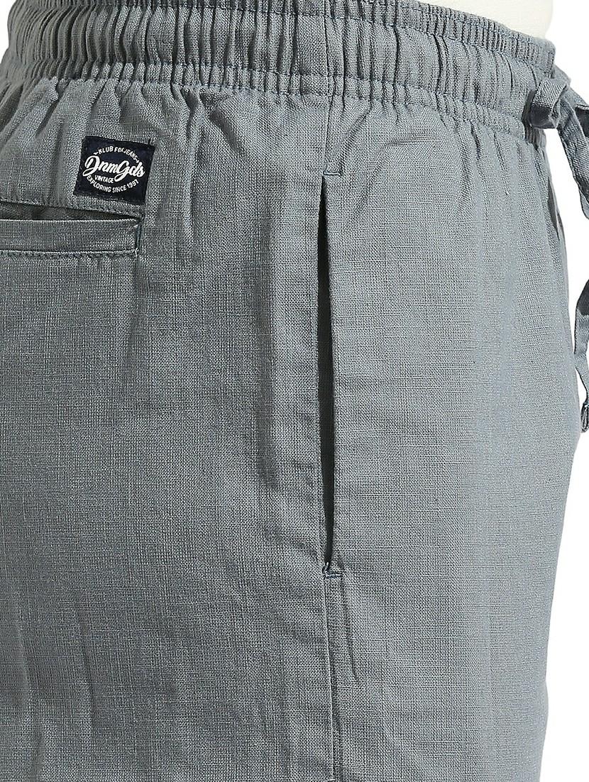 men solid mid rise chinos - 21485065 - Standard Image - 5