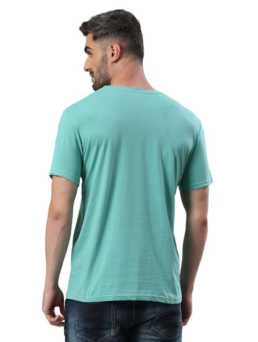 men round neck front print t-shirt - 21485111 - Standard Image - 3