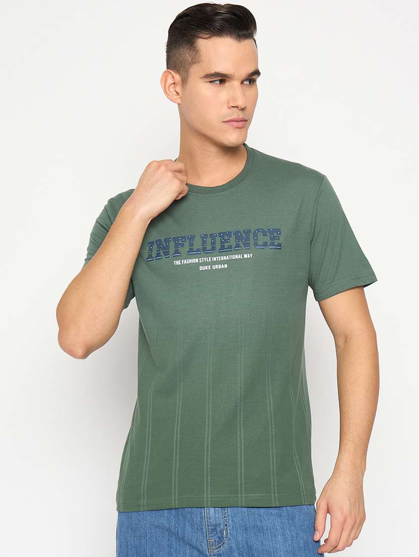 men round neck short sleeves t-shirt