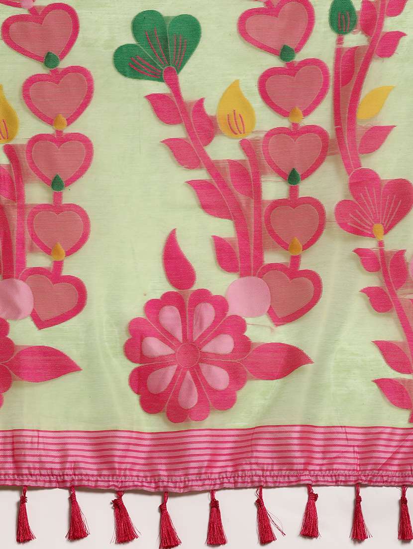 women self design jamdani saree - 21485260 -  Standard Image - 3