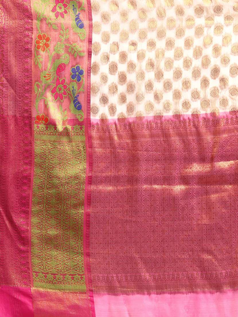 Women Self Design Banarasi Saree - 21485358 -  Standard Image - 3