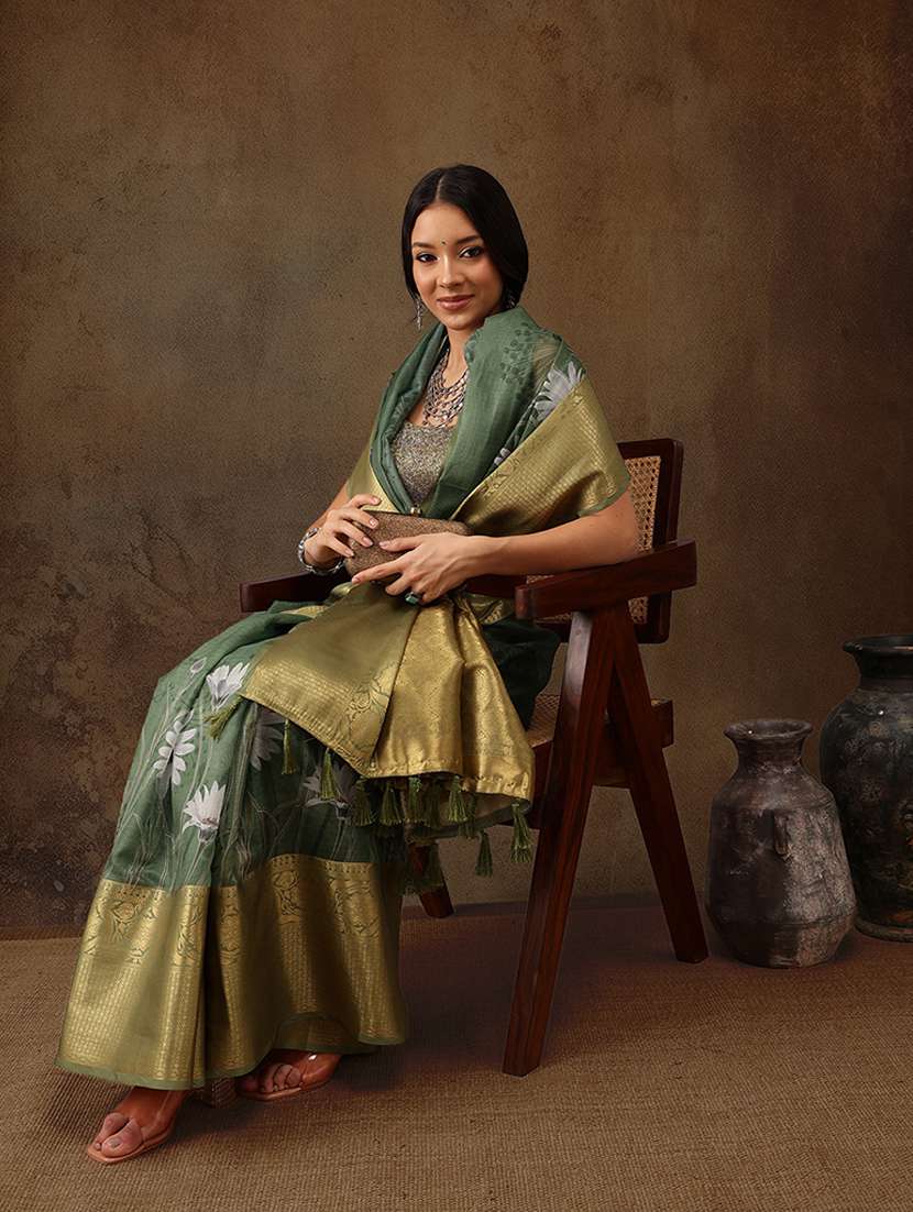 women self design banarasi saree - 21485600 -  Standard Image - 3