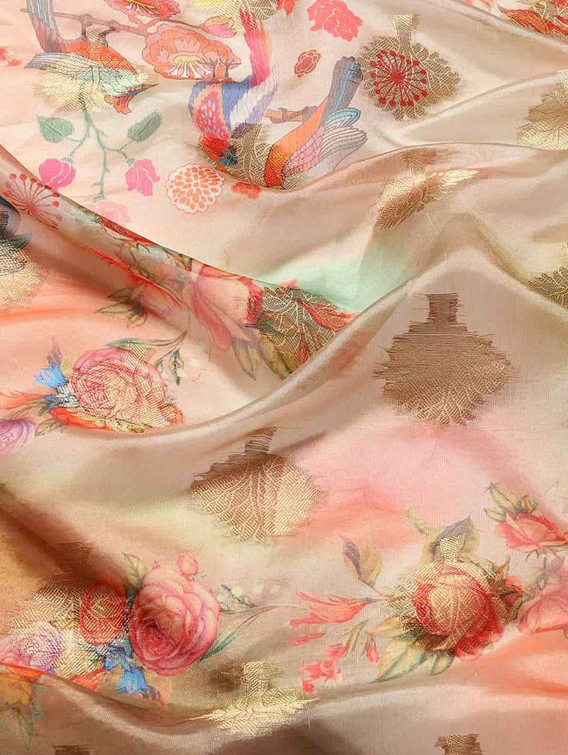 women printed bordered saree - 21485740 -  Standard Image - 3