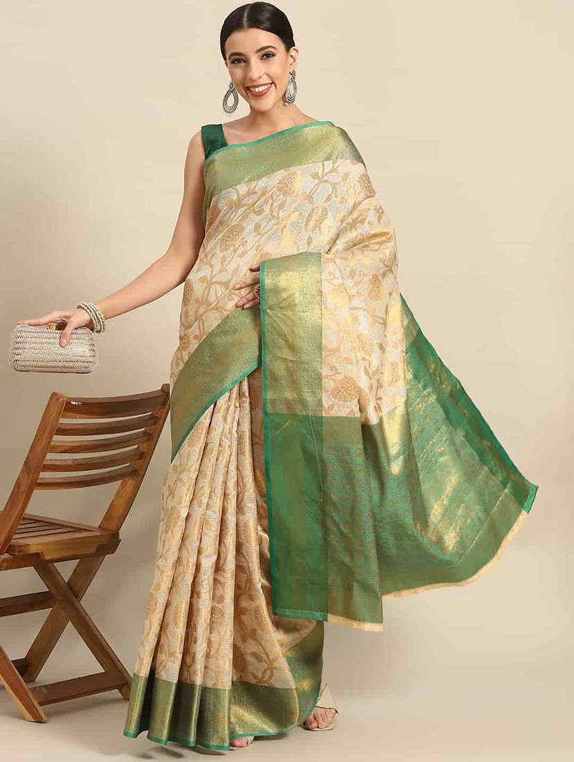 green tissue mysore silk saree
