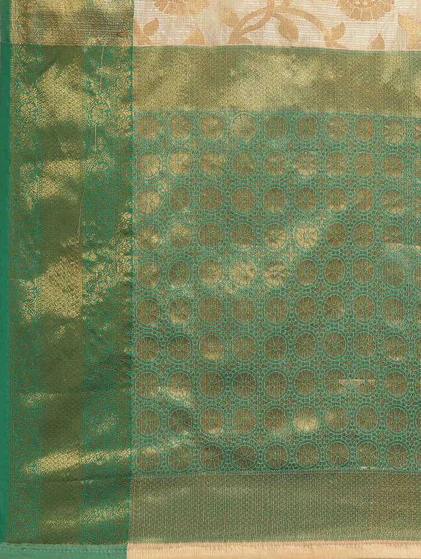green tissue mysore silk saree - 21485990 -  Standard Image - 3
