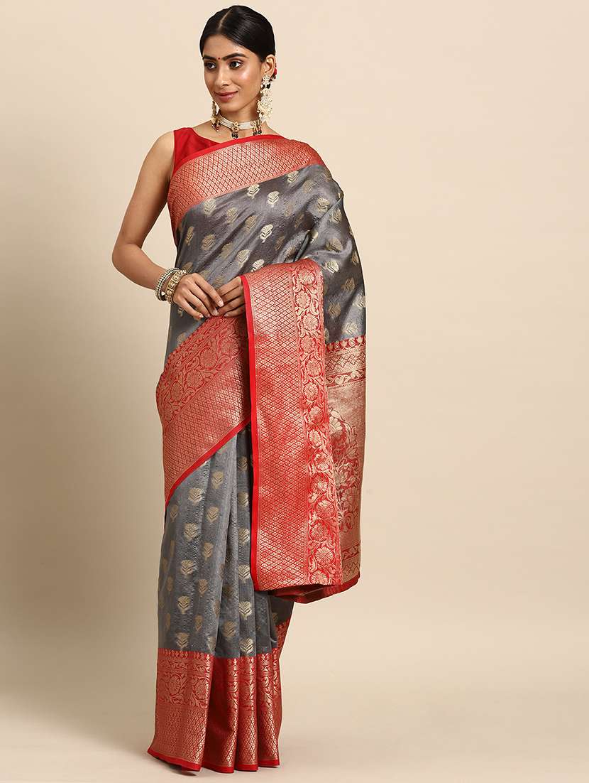 women self-designed mysore silk saree