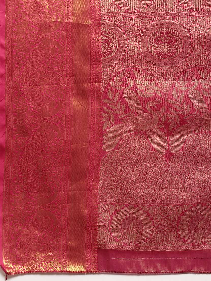 women purple banarasi saree - 21486063 -  Standard Image - 3