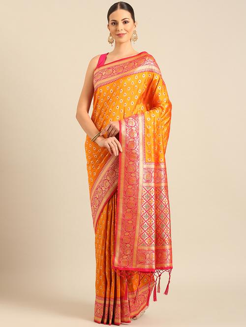 women self design banarasi saree with blouse - 21486251 - Standard Image - 0