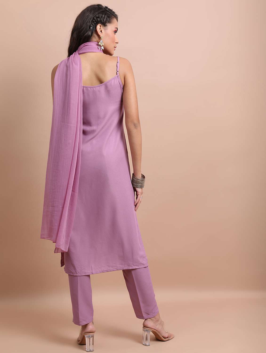 women embroidered kurta pant set with dupatta - 21486534 -  Standard Image - 3