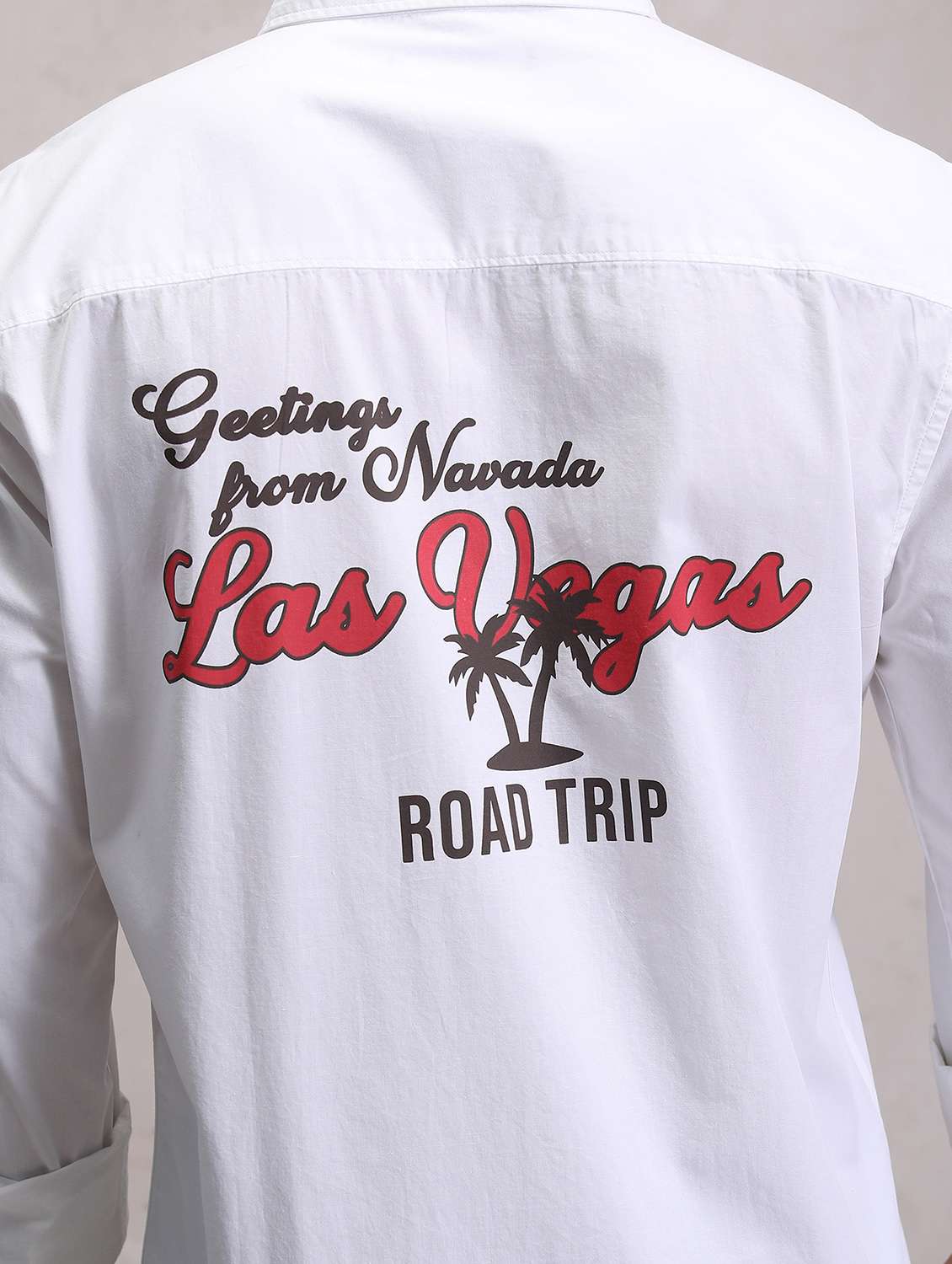 men collared graphic printed casual shirt - 21486713 -  Standard Image - 5