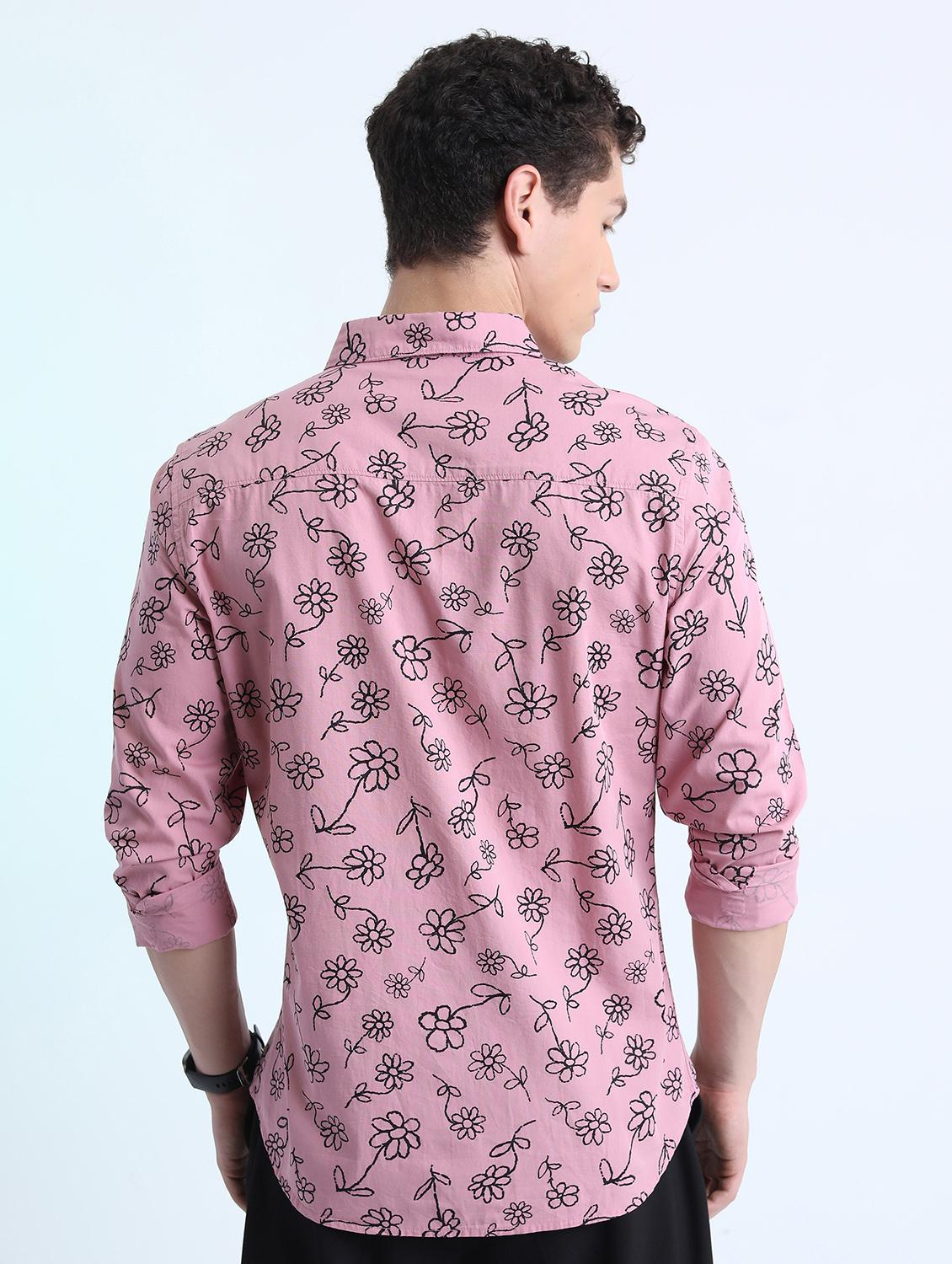 men collared printed casual shirt - 21486794 - Standard Image - 3