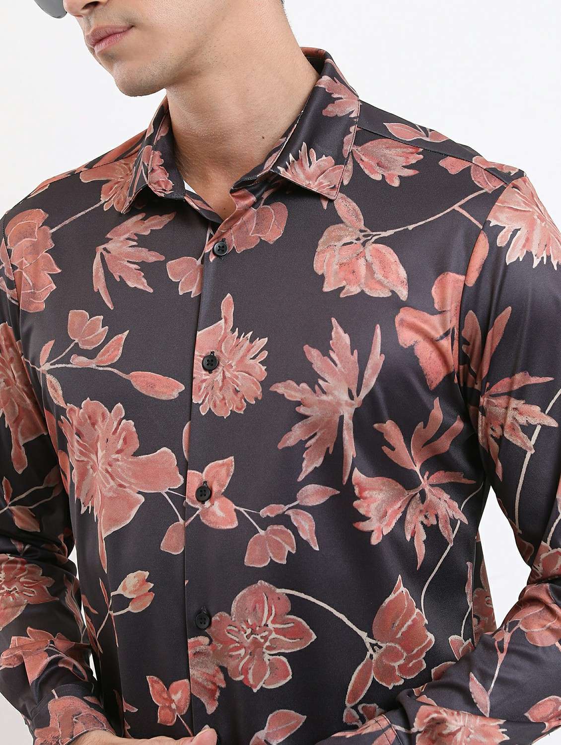 men collared printed casual shirt - 21486869 -  Standard Image - 3