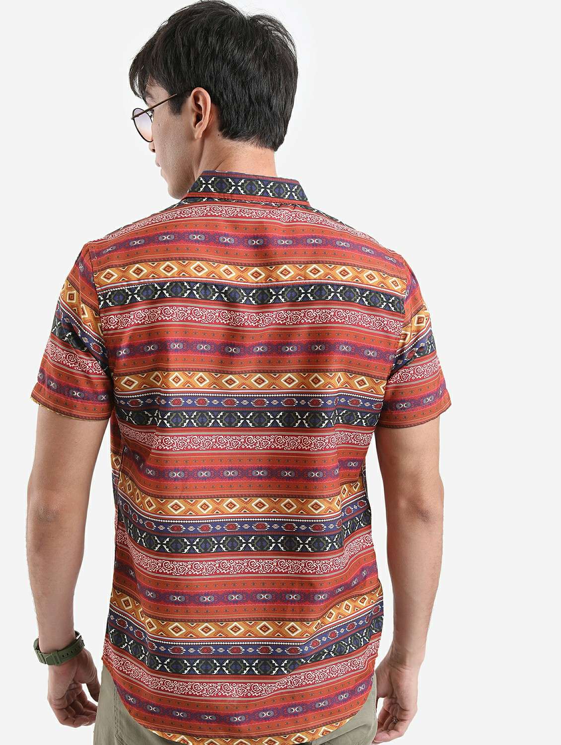 men multi color collared neck casual shirts - 21486892 -  Standard Image - 3