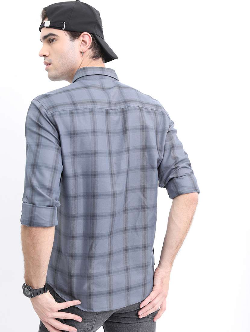 men printed collared casual shirt - 21486929 -  Standard Image - 3