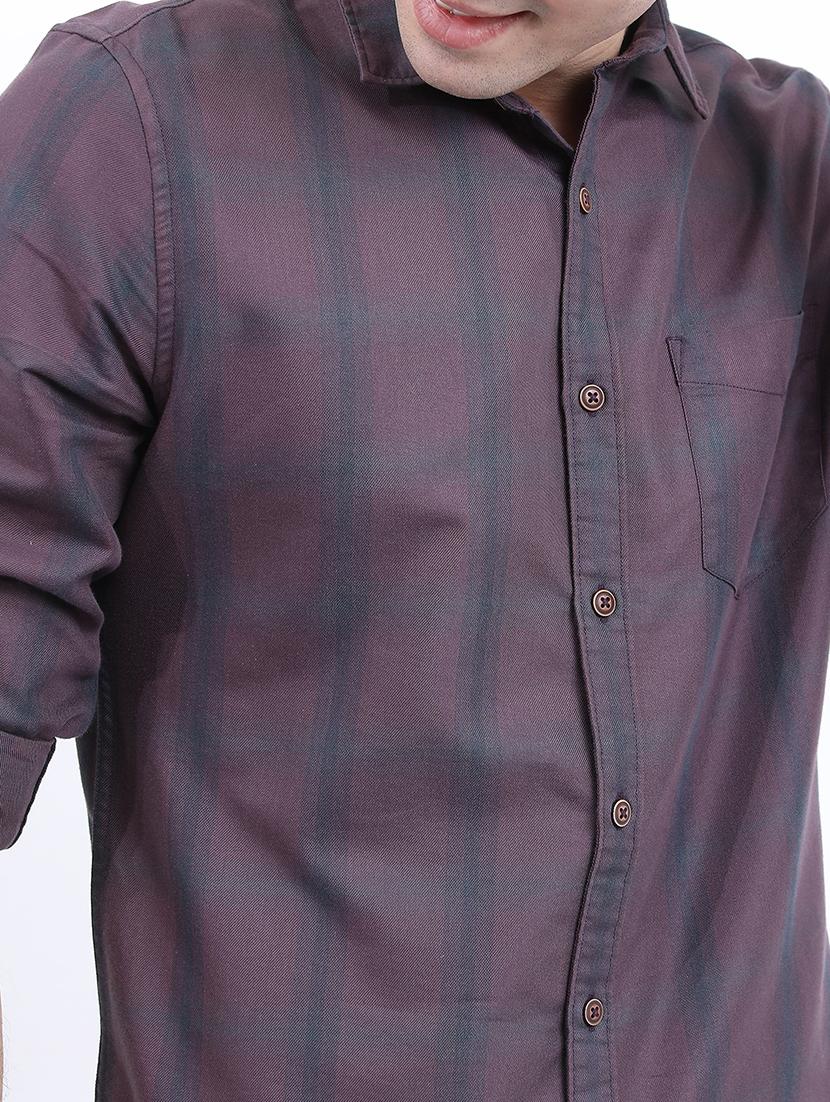 men printed collared casual shirt - 21486931 - Standard Image - 5