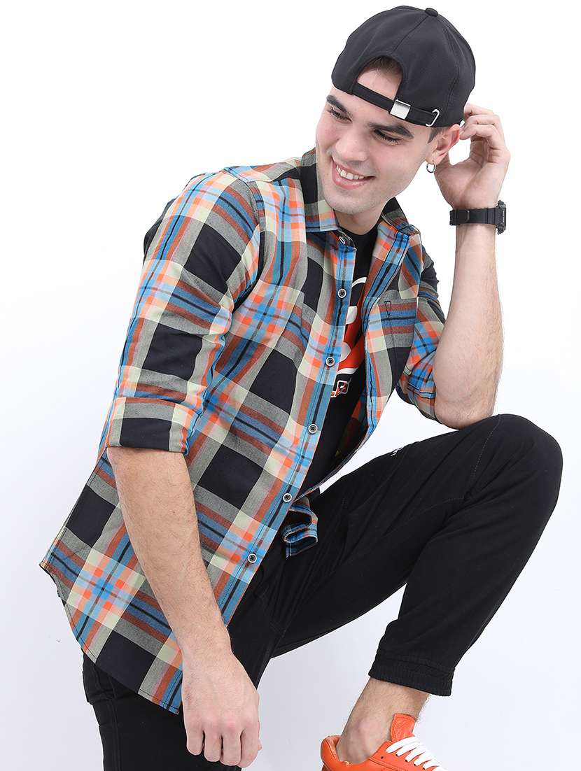 men printed collared casual shirt - 21486937 -  Standard Image - 3