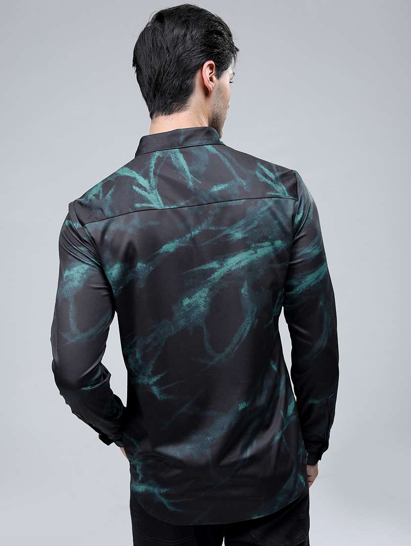 men printed collared casual shirt - 21487006 -  Standard Image - 3