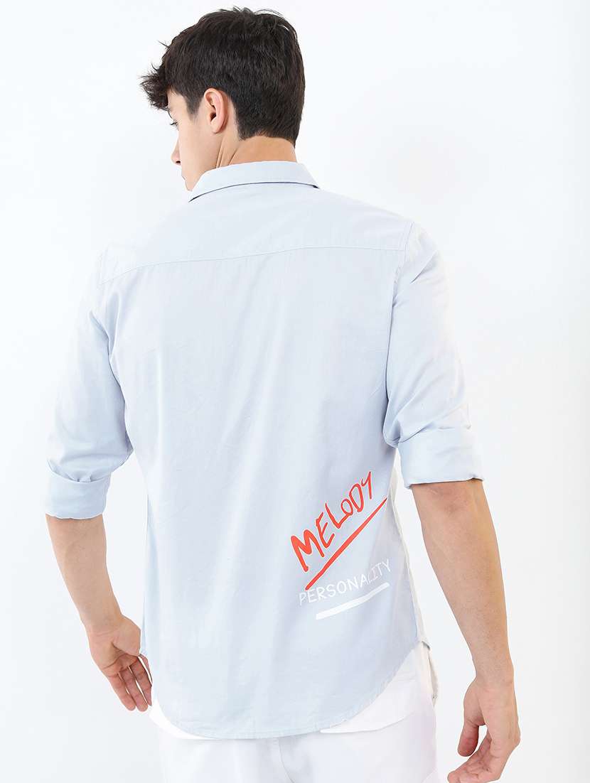 men printed collared casual shirt - 21487015 -  Standard Image - 3