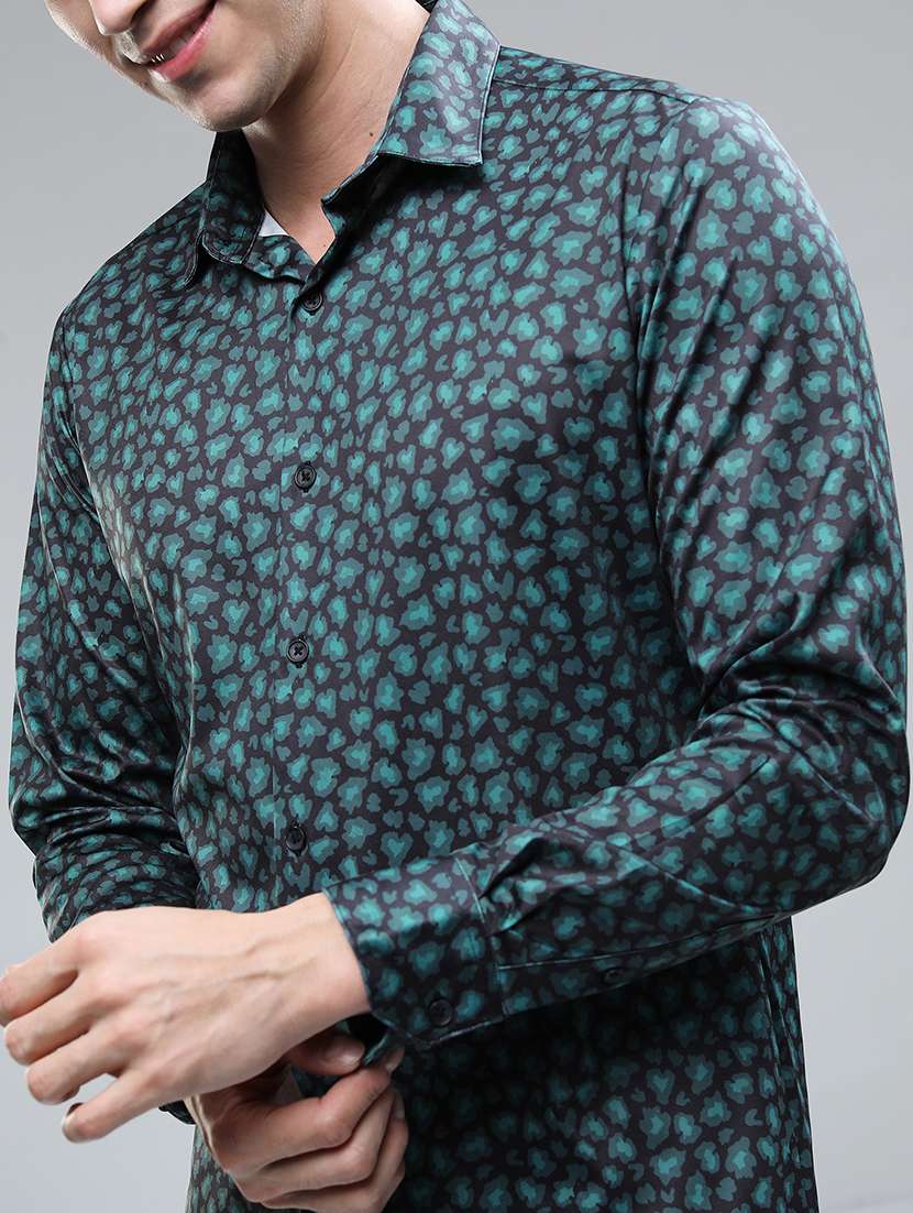 men printed collared casual shirt - 21487036 -  Standard Image - 5