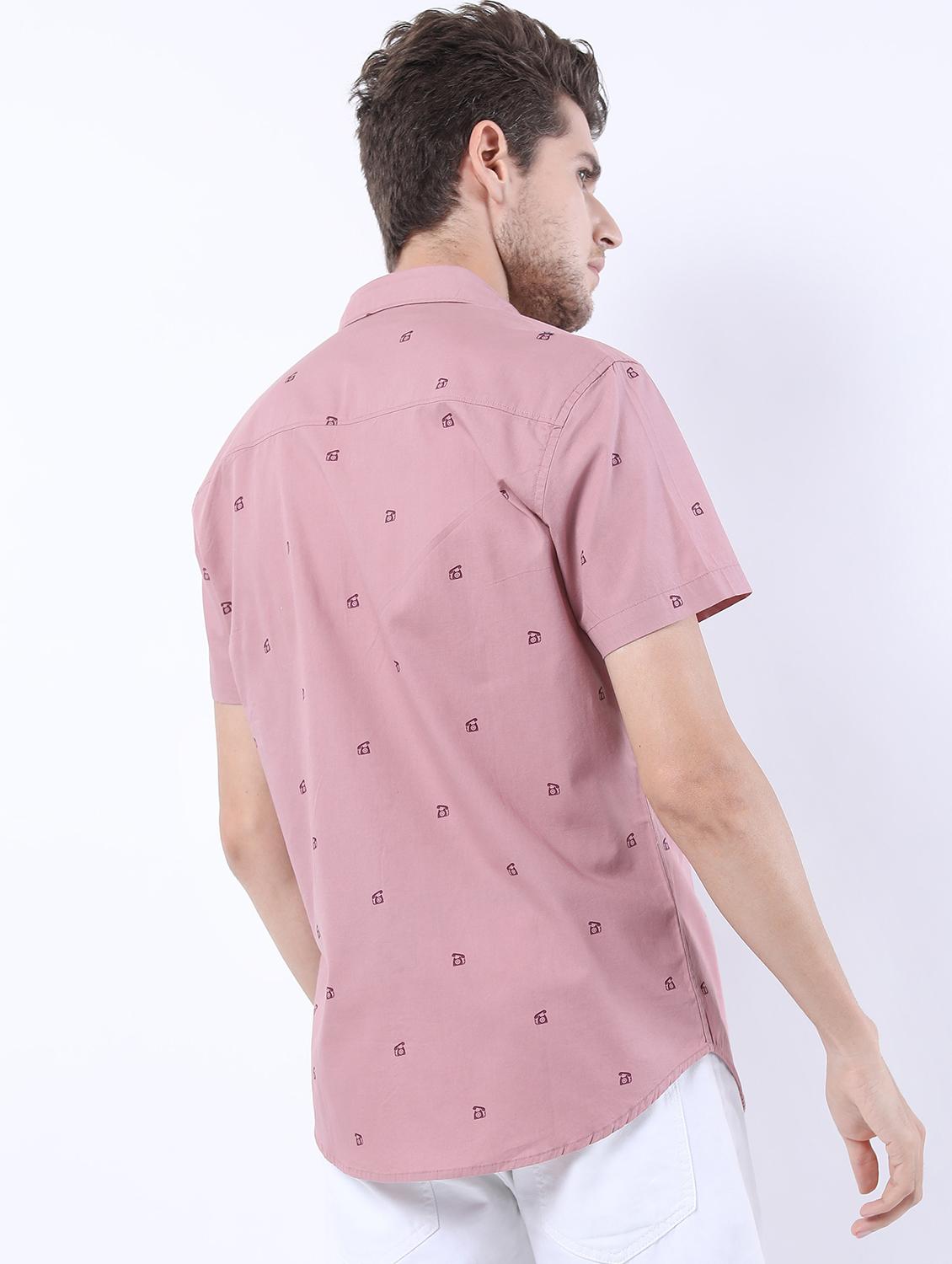 men collared printed casual shirt - 21487131 - Standard Image - 3