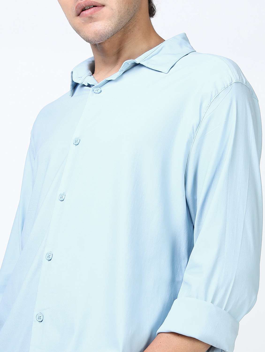 men collared long sleeves casual shirt - 21487205 -  Standard Image - 5